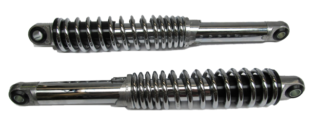 Kreidler Achterveer Set Imca Met Chroom Veer 350mm Stel 3 Standen Schokbreker -made In Italy