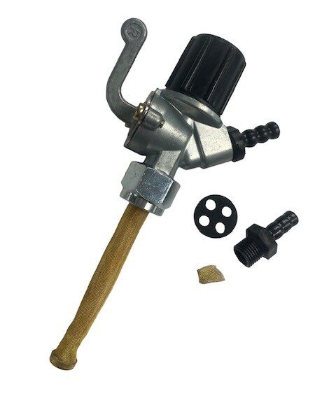 Simson Mz Benzinekraan Met Messing Filter Als Origineel Passend Voor Simson Mz Type 3 (inclusief Losse Reperatieset)
