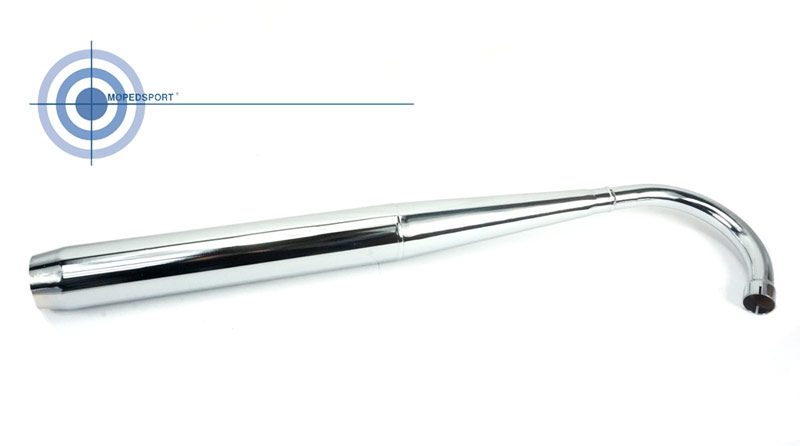 BROMFIETS 517 Uitlaat 32/32mm geforceerde koeling - open uitlaat diameter 70mm 517