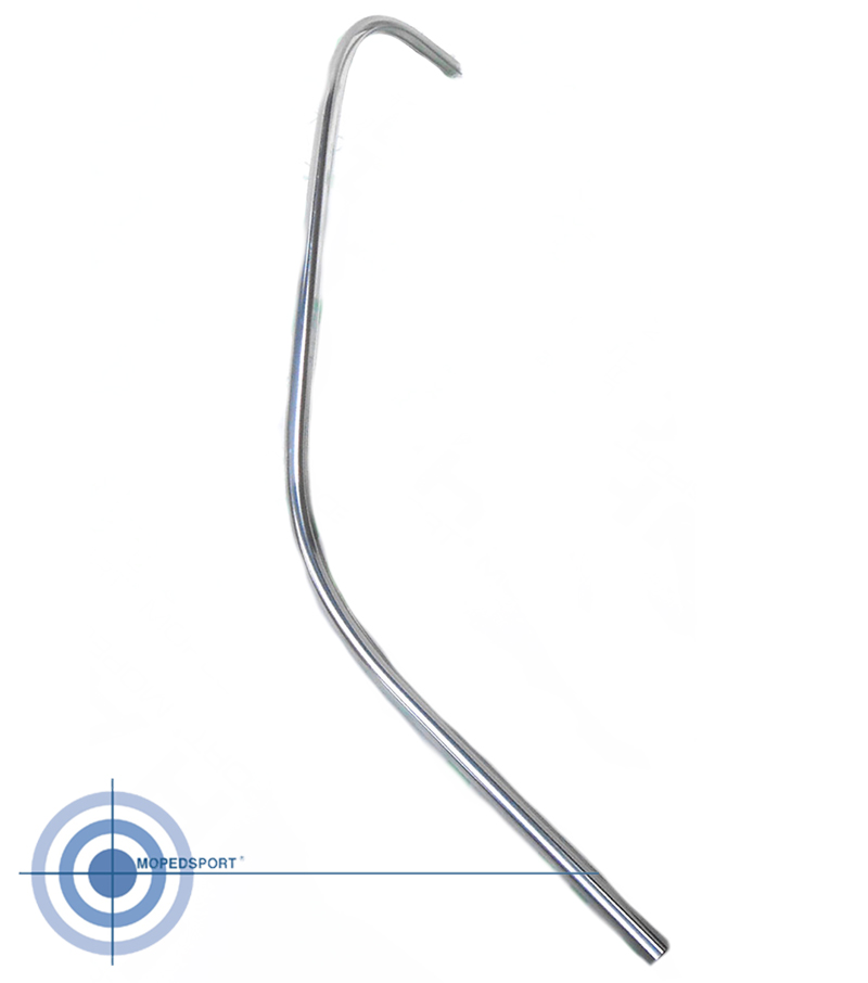 VESPA LX LXV S Sierstrip chroom links voor voorplaat-beenschild origineel 622187