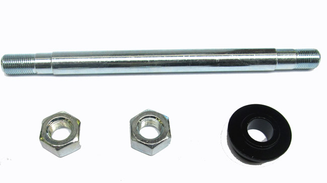 Tomos A35 achterwielas 12 × 165mm met afstandsbus voor bromfiets