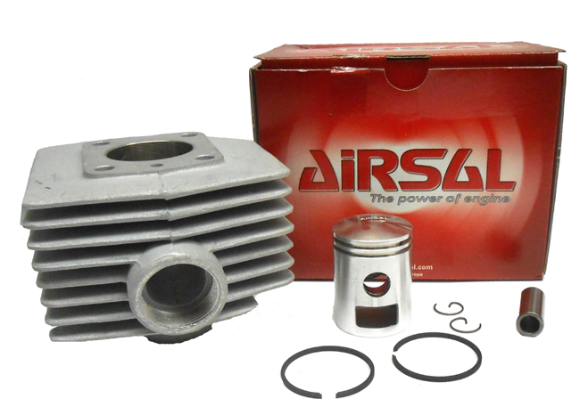 Airsal 39mm cilinderset met zuiger voor MBK Mobylette AV10 50cc
