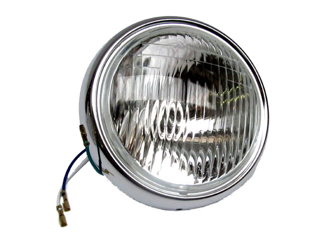 Koplampunit met ring glas en fitting voor Puch Maxi en Yamaha FS1