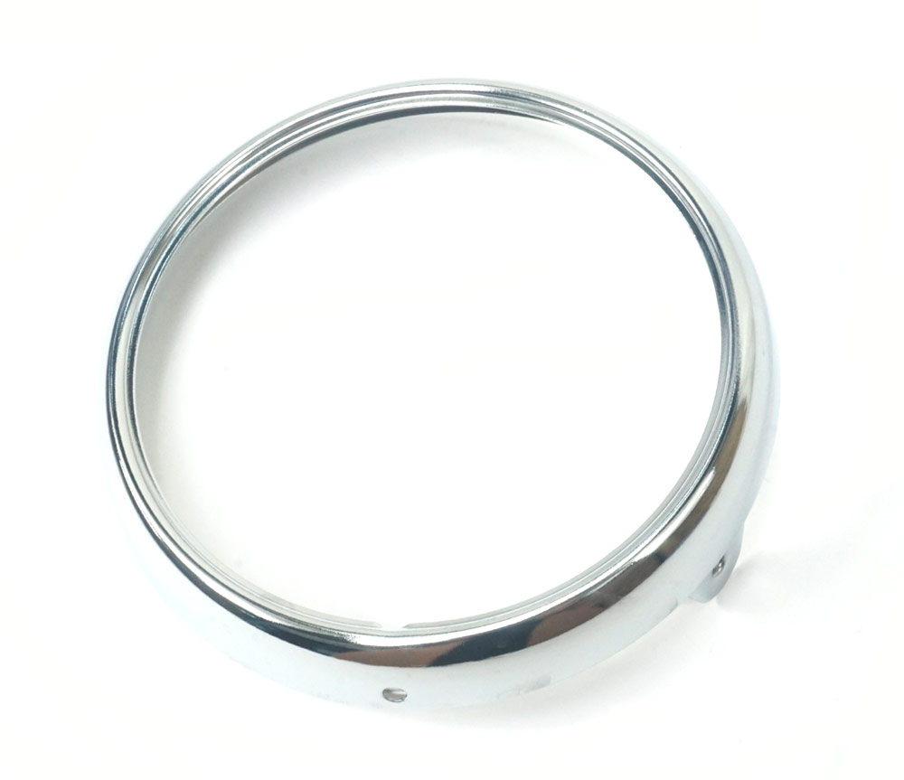 Koplamprand 150mm chroom voor Yamaha FS1 DT RD TY bromfiets