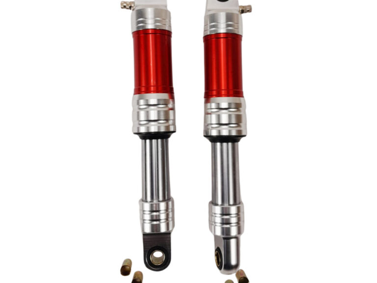 Rode hydraulische achterschokbreker 280mm voor Puch Maxi Honda Camino Tomos