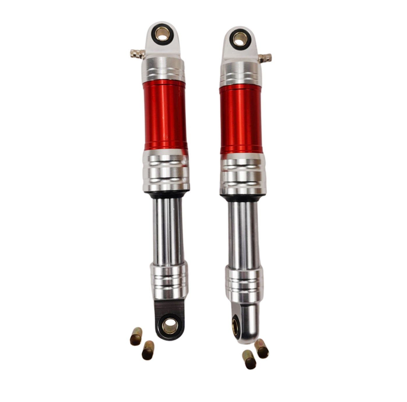 Rode hydraulische achterschokbreker 280mm voor Puch Maxi Honda Camino Tomos