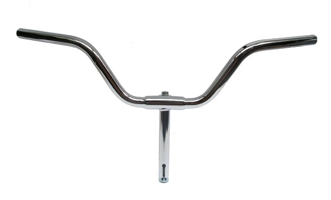 Stuur compleet 120mm pen 22mm voor Puch MS50 en MV50 brommer