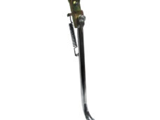 Universele chroom jiffystand 31cm zijstandaard voor brommer en scooter