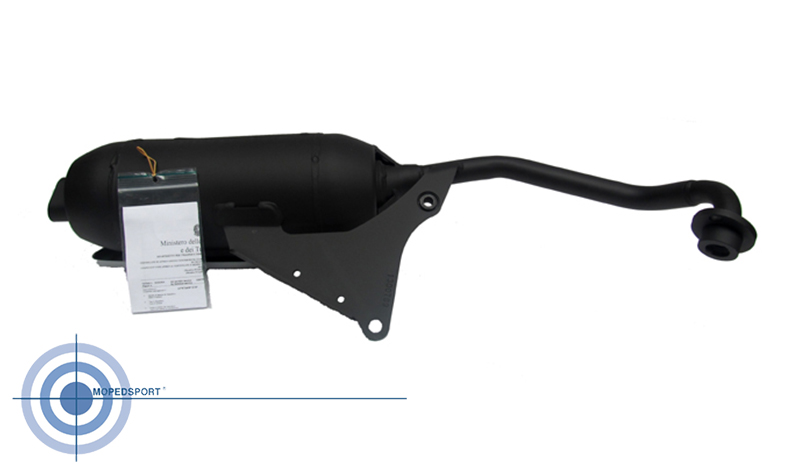 Tecno standaard uitlaat voor Yamaha Neo's 4-takt Minarelli horizontaal