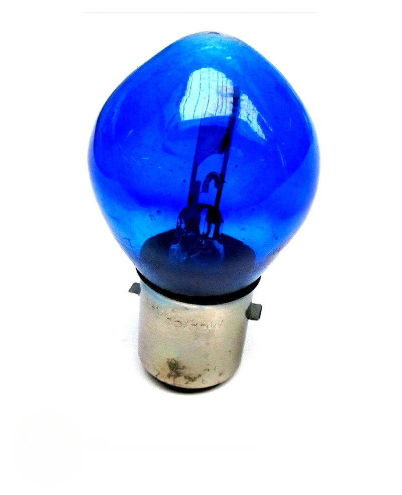 Lamp 12V-35/35W BA20D blauw elektrische delen