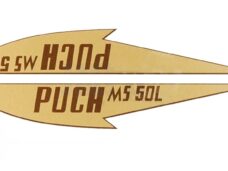 Puch tanktransfer set Puch goud MS50L tank transfer sticker