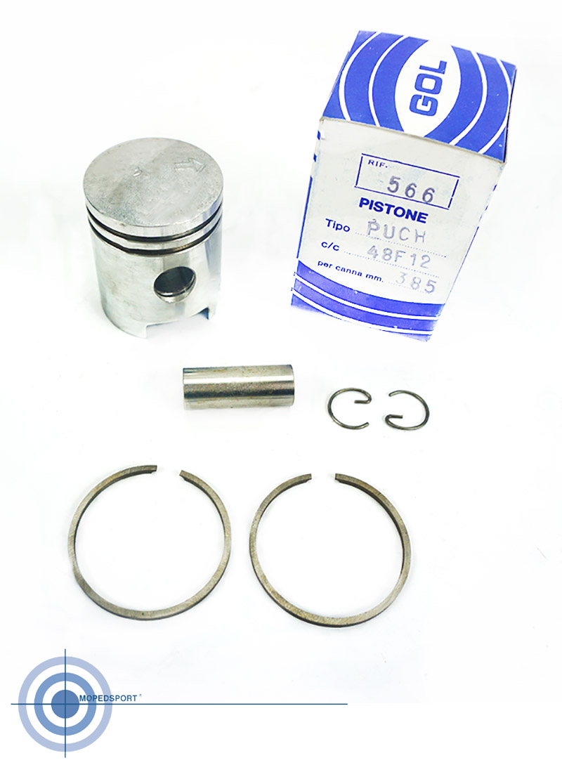 Puch Maxi Zuiger 38.5mm 0.5 Overmaat 50cc Gol Zuigerveer 2mm