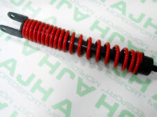 Originele Piaggio achterschokbreker Vespa LX en S rood 345mm 668067