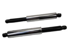 Schokbrekerset 360mm dicht chroom zwart voor Kreidler vanaf 1968