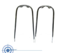 Voorspatbordbeugelset chroom voor Zundapp 517 met 19 inch wiel 1e serie