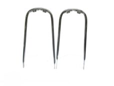 Voorspatbordbeugelset chroom voor Zundapp 517 met 19 inch wiel 1e serie