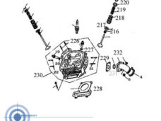 4takt 50cc China Scooter Ring Inlaatklep Qmb 139 /gy 6 Motor Klepseal