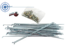 Chroom spakenset 205mm 36 stuks met nippels voor Zundapp CS GTS 19 inch wiel