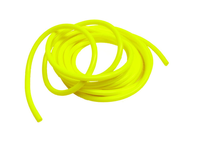 Gele benzineslang 5x8mm op 5 meter rol voor klassieke brommer