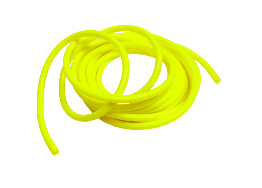 Gele benzineslang 5x8mm op 5 meter rol voor klassieke brommer