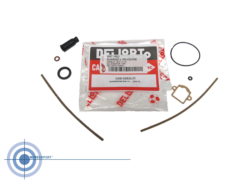 Dellorto pakkingset SHA 14 en 15mm carburateur Puch Maxi Tomos