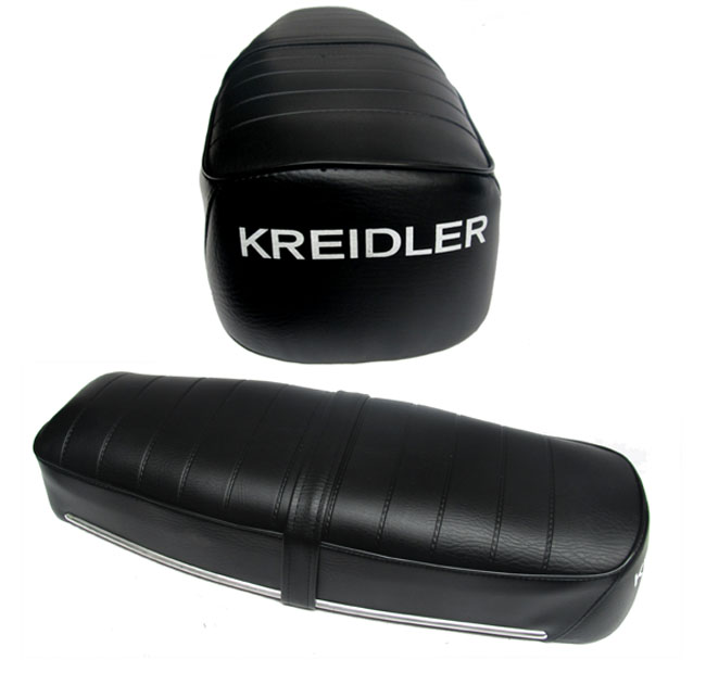 Zwart buddyseat 27.94.93 voor Kreidler RMC RS Florett 1975-1982