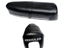 Kreidler buddyseat zwart lengtestreep open uitvoering OEM 27.94.95