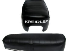 Zwart 2-persoons buddyseat 27.94.92 voor Kreidler bromfiets modeljaar 1973