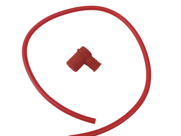 Universeel Bougiekabel / Dop 7mm 50cm Rood