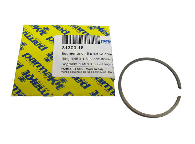 Zuigerveer 45x1.5mm B voor 70cc Parmakit Supermaxi cilinder Puch Maxi Tomos
