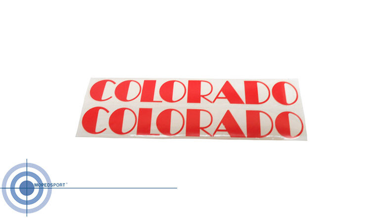 Tankstickerset voor Puch Colorado replica embleem 357.1.22.228.1