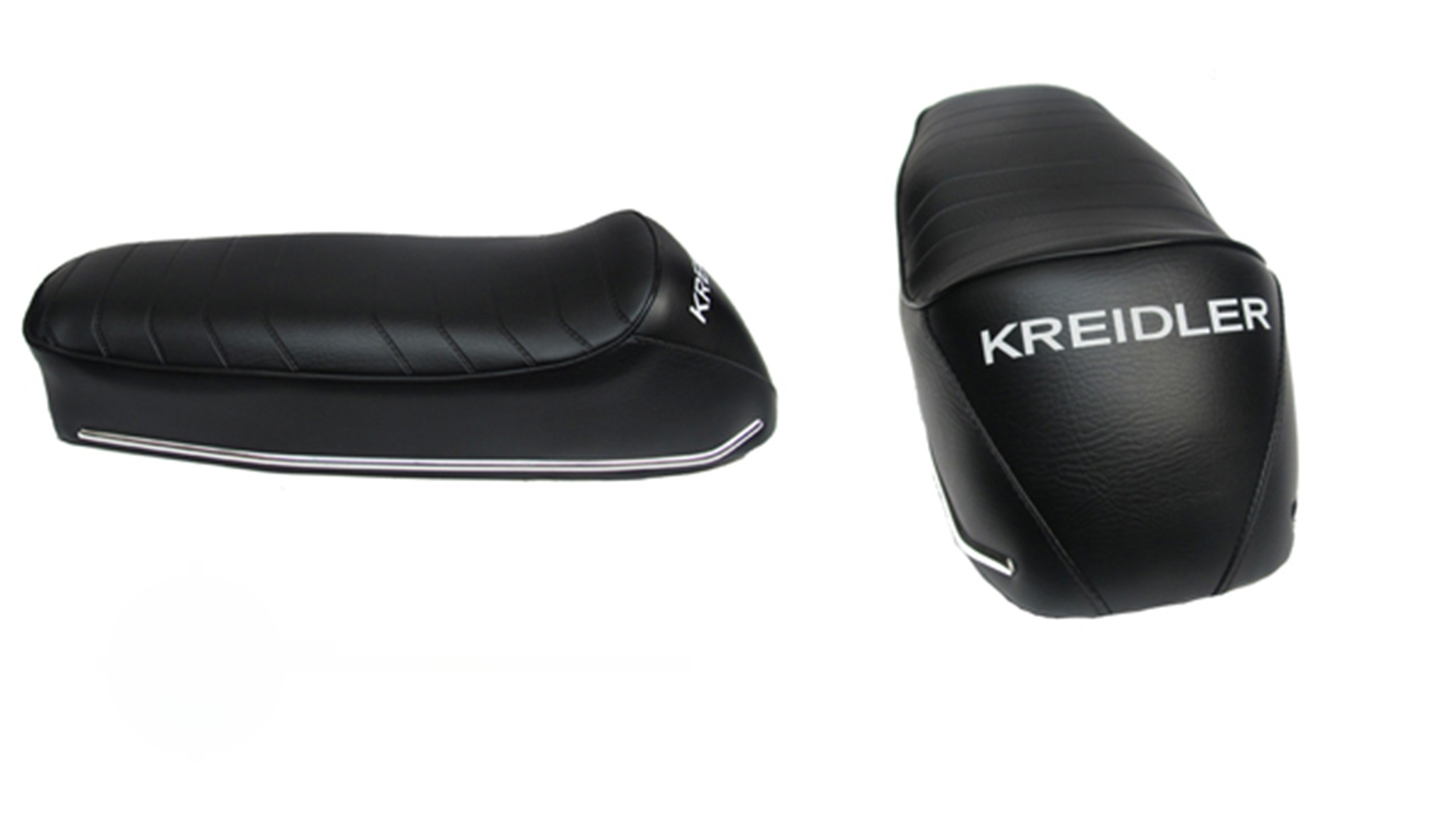 Buddyseat Francochamp zwart dicht model voor Kreidler brommer