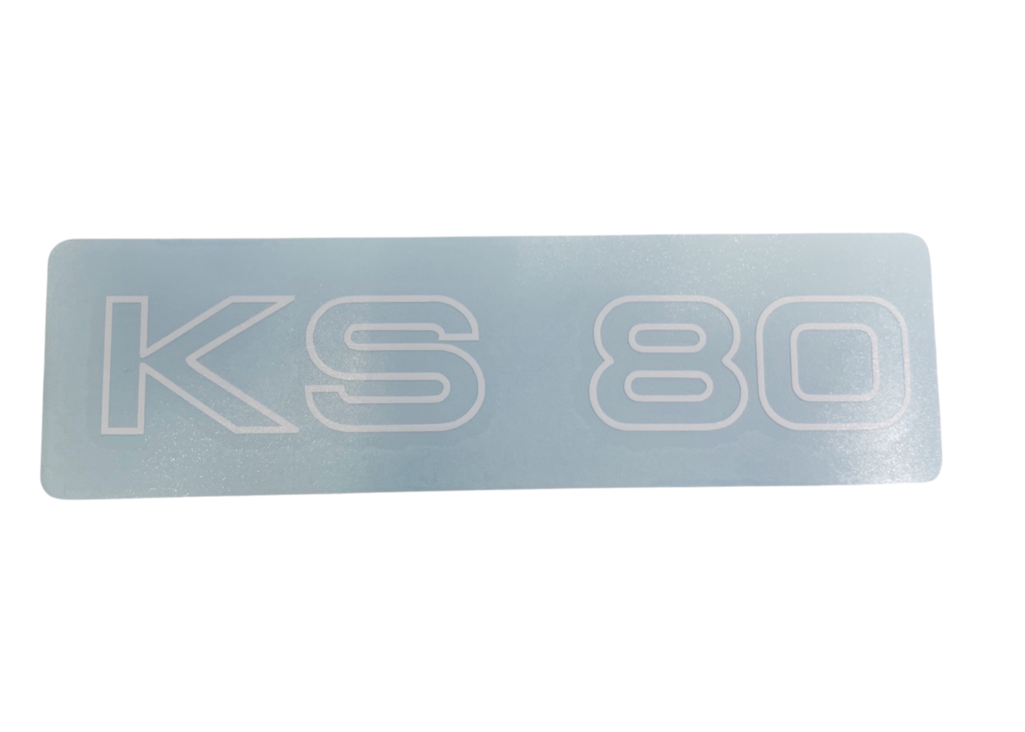 Witte Sachs KS80 zijdekselsticker 18,5 x 5,5 cm replica