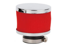Universele rode powerfilter 35mm voor brommer en scooter carburateur