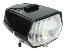 Puch Maxi Koplamp Met Schakelaar Led Zwart-vierkant