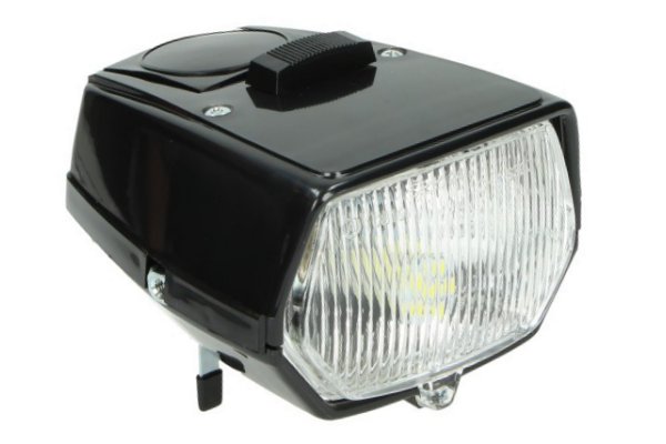 Puch Maxi Koplamp Met Schakelaar Led Zwart-vierkant