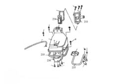 4takt 50cc China Scooter Deksel Membraan Qmb 139 / Gy6 Motor