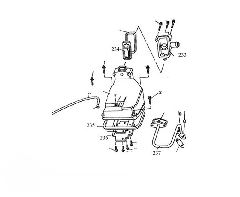 4takt 50cc China Scooter Luchtpijp Qmb 139 Motor