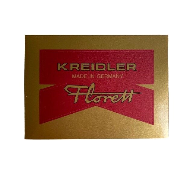 KREIDLER Sticker achterspatbord rood / goud