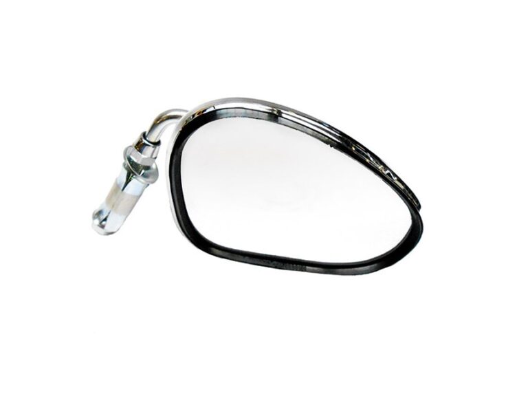 Chromen Bumm 913/4VL spiegel links voor klassieke brommer stuurmontage