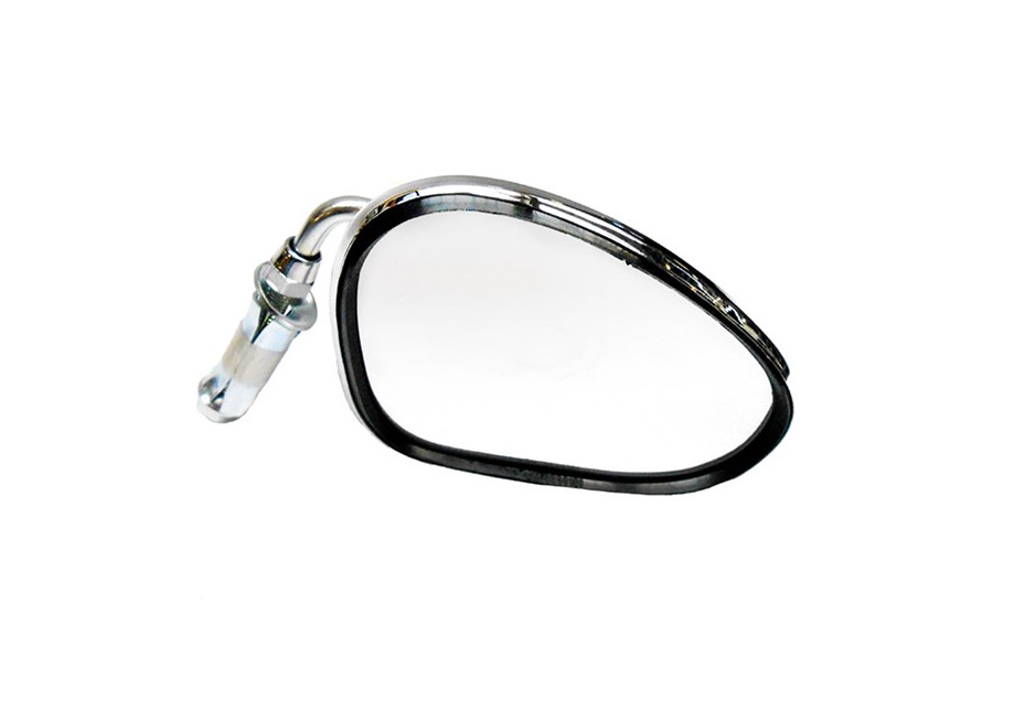 Chromen Bumm 913/4VL spiegel links voor klassieke brommer stuurmontage