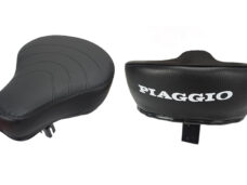 Piaggio Zadel Zwart Piaggio Opdruk Ciao Si Bravo