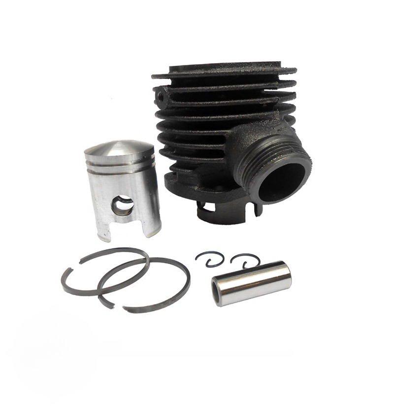 Sachs cilinder en zuiger 38mm 50cc gietijzer geforceerde koeling