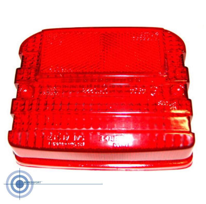Rood achterlichtglas voor Honda MB en MT brommer inbouwmodel