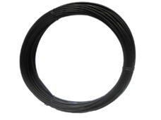 Universele buitenkabel zwart 5,3 mm op rol van 25 meter