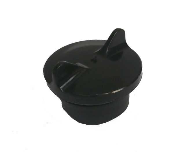 Zwarte PVC tankdop vervangonderdeel voor Velosolex Solex bromfiets