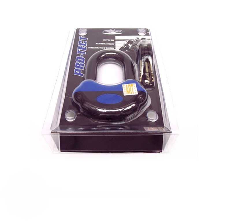 Universeel Schijfremslot Pro Tect Padlock Blauw/zwart Art4 Sterren Goedgekeurd 14mm