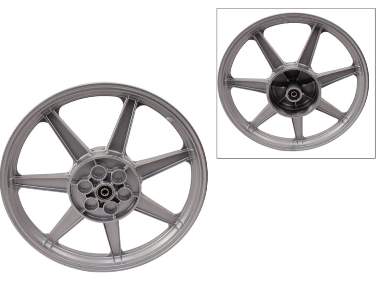 Aluminium sterwiel 17 inch achterwiel Zündapp 529 530 trommelrem