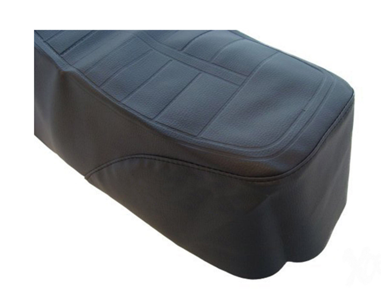 Zwarte buddyseat hoes voor Yamaha DT en MX 50 brommer