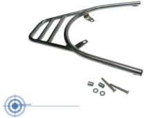Chromen achterdrager voor Piaggio New Fly vanaf 2012 topkoffer